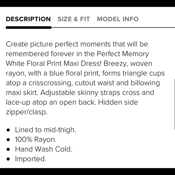 Illa Illa Perfect Memory” Floral Print Maxi - Picture 4 of 7